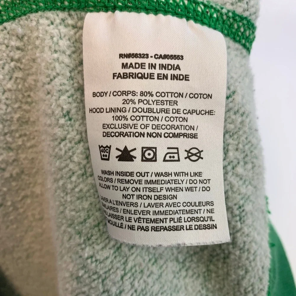 Nike Boy's Gratitude Embroidered Cotton Pullover Pocket Hoodie‎ SIze XL